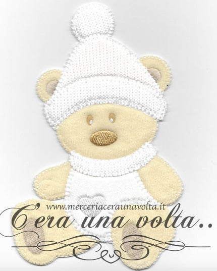 Toppa termoadesiva Bears Beige