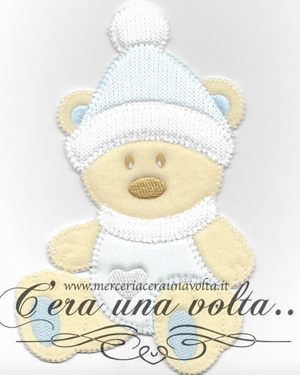 Toppa termoadesiva Bears Azzurra