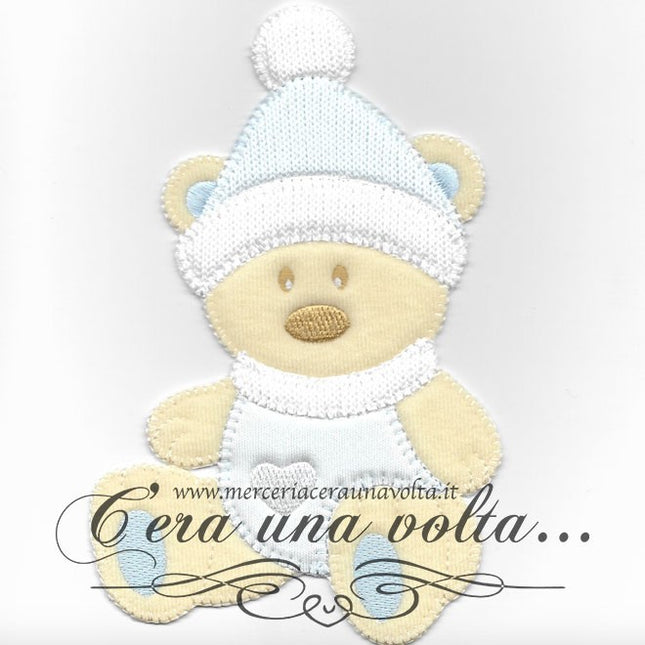 Toppa termoadesiva Bears Azzurra
