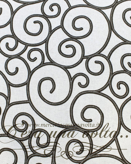 Tessuto Arabesque Antracite