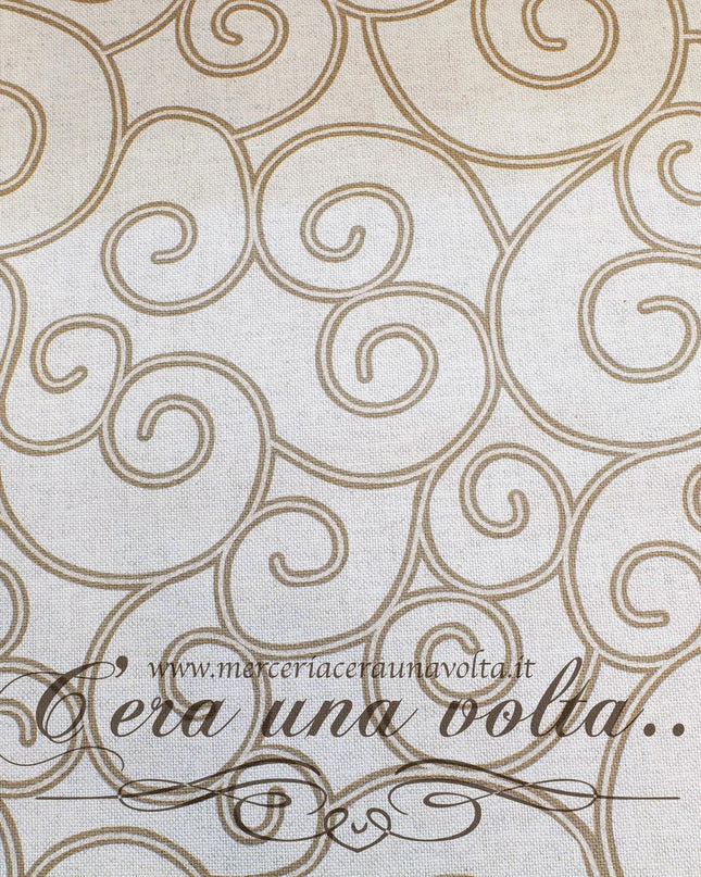 Tessuto Arabesque Sabbia