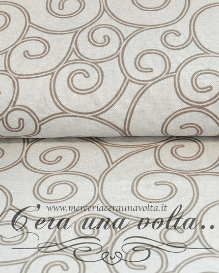 Tessuto Arabesque Sabbia