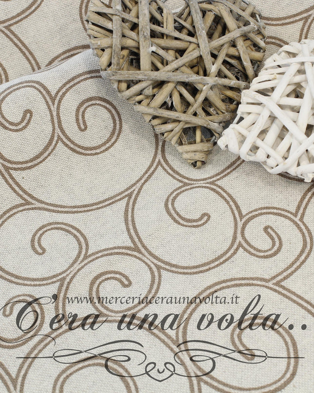 Tessuto Arabesque Sabbia
