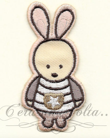 Toppa termoadesiva in cotone Baby Rabbit