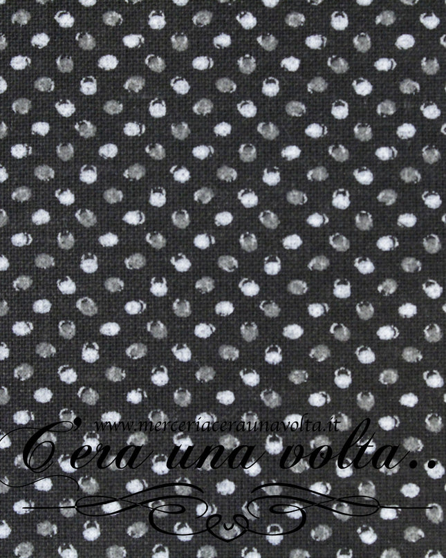 Tessuto in cotone Pois