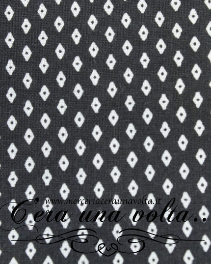 Tessuto in cotone rhombus print