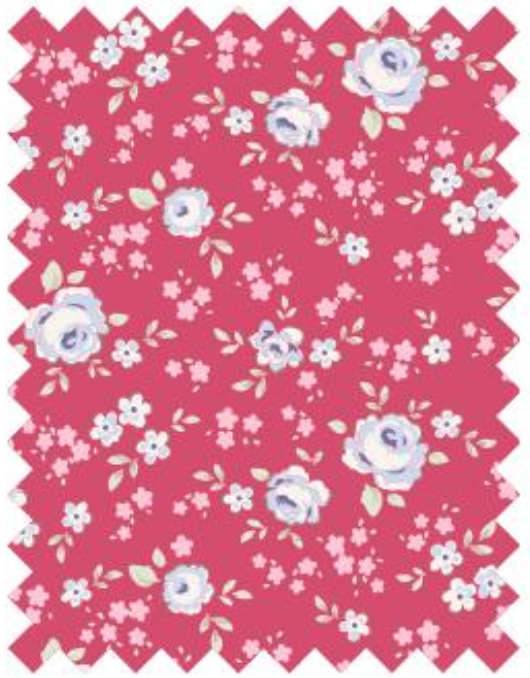 Tessuto americano Old Rose Lampone