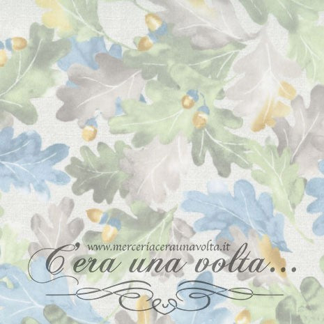 Tessuto Leaves and Acorns