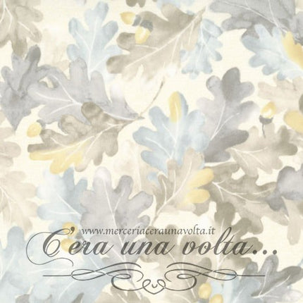 Tessuto Leaves and Acorns