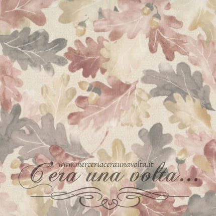 Tessuto Leaves and Acorns