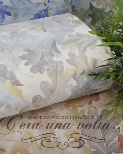 Tessuto Leaves and Acorns