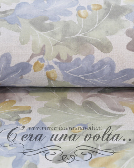 Tessuto Leaves and Acorns