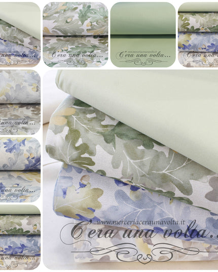 Set 8 Pz Fat Quarter Leaves and Acorns