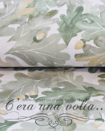 Set 8 Pz Fat Quarter Leaves and Acorns