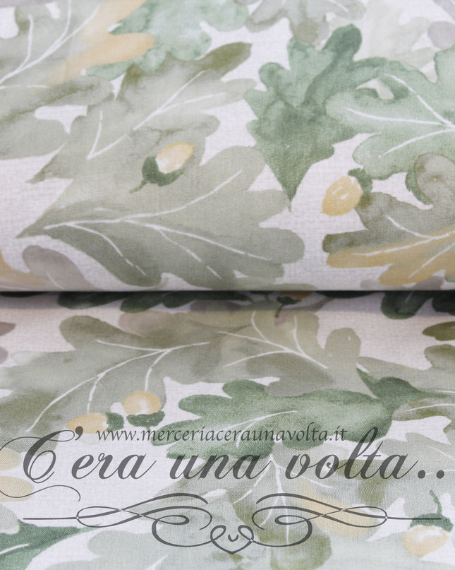 Set 8 Pz Fat Quarter Leaves and Acorns