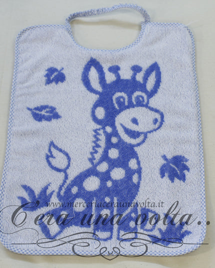 Bavaglino asilo con elastico giraffe