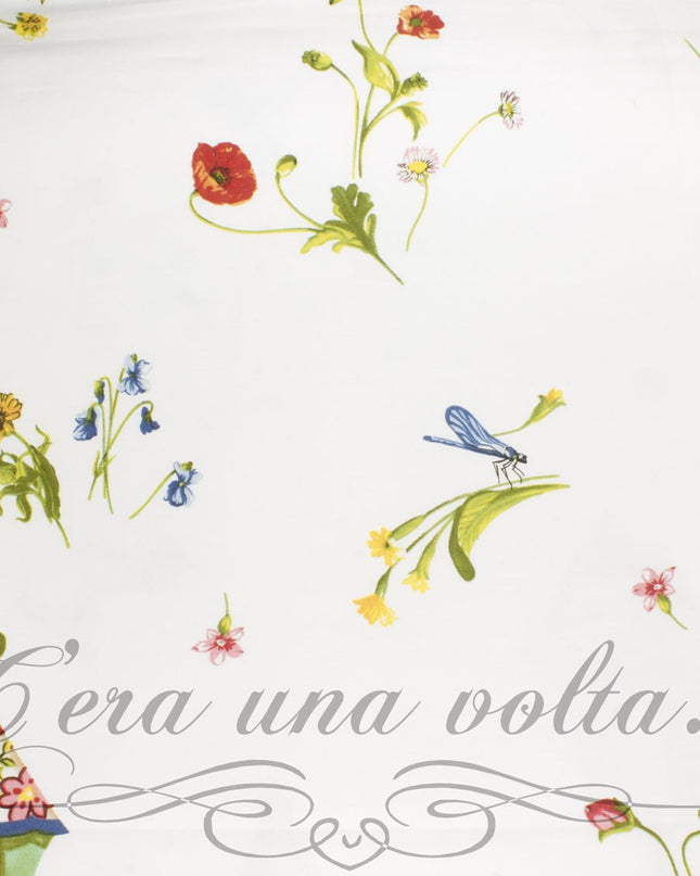 Tessuto stampato casette