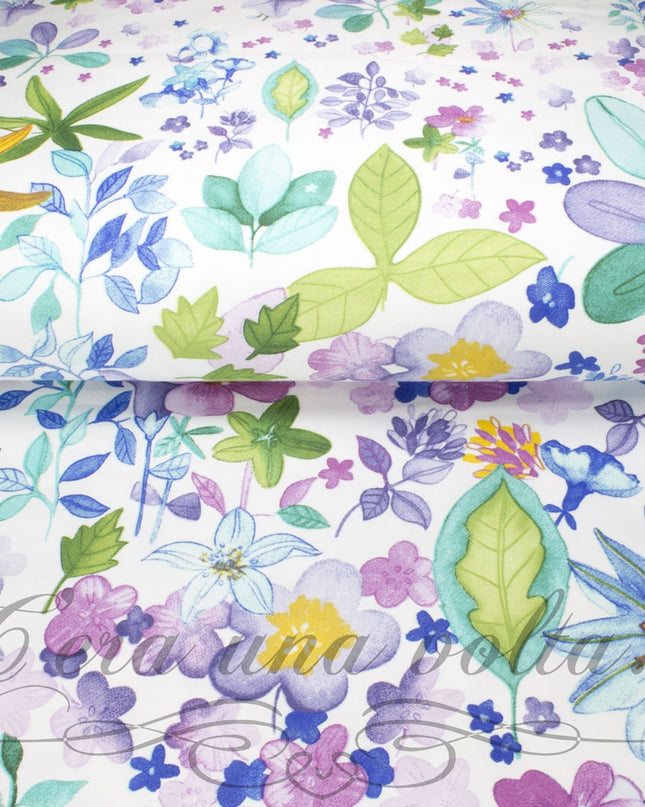 Tessuto stampato floreale