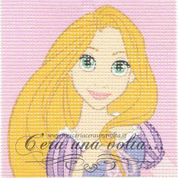 Kit mezzopunto Rapunzel