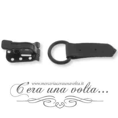 Gancio per pelliccia con clips