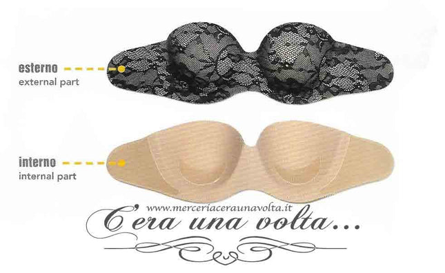 Reggiseno Adesivo trama pizzo