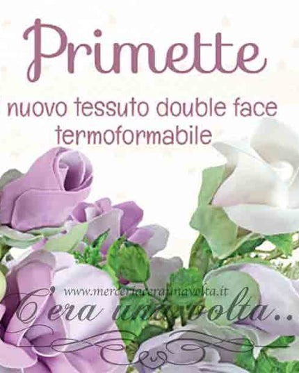 Tessuto Primette Verde Salvia/Latte