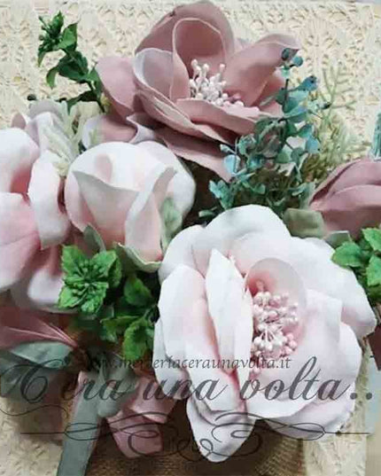 Tessuto Primette Verde Salvia/Latte