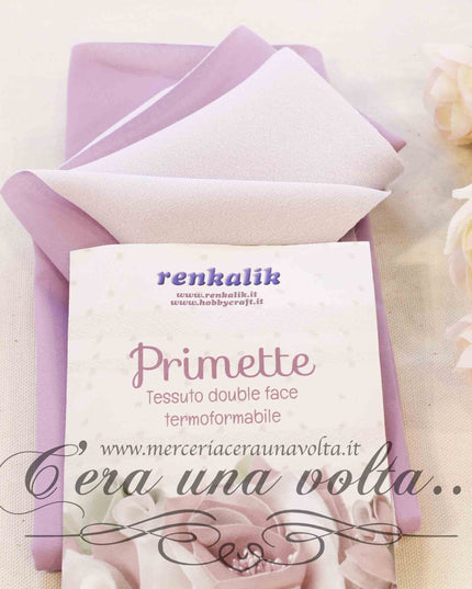 Tessuto Primette Lilla/Latte