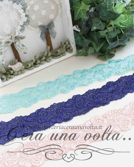 Pizzo tramezzo elasticizzato