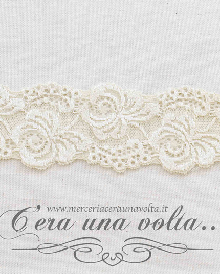 Pizzo tramezzo elasticizzato