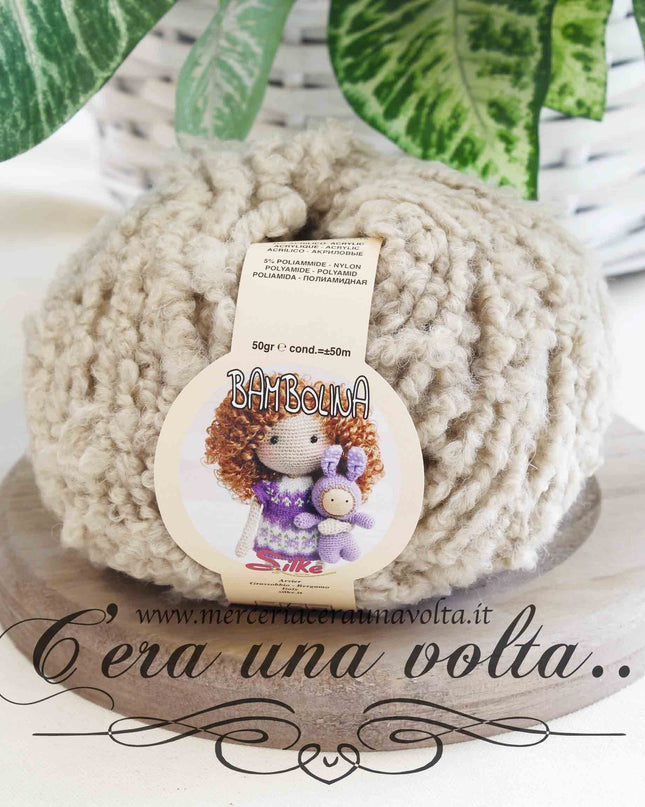Lana per Capelli bambole ricci