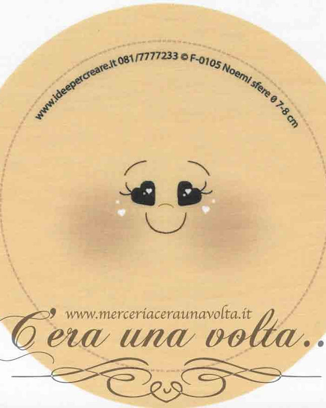 Viso stampato su tessuto Noemi