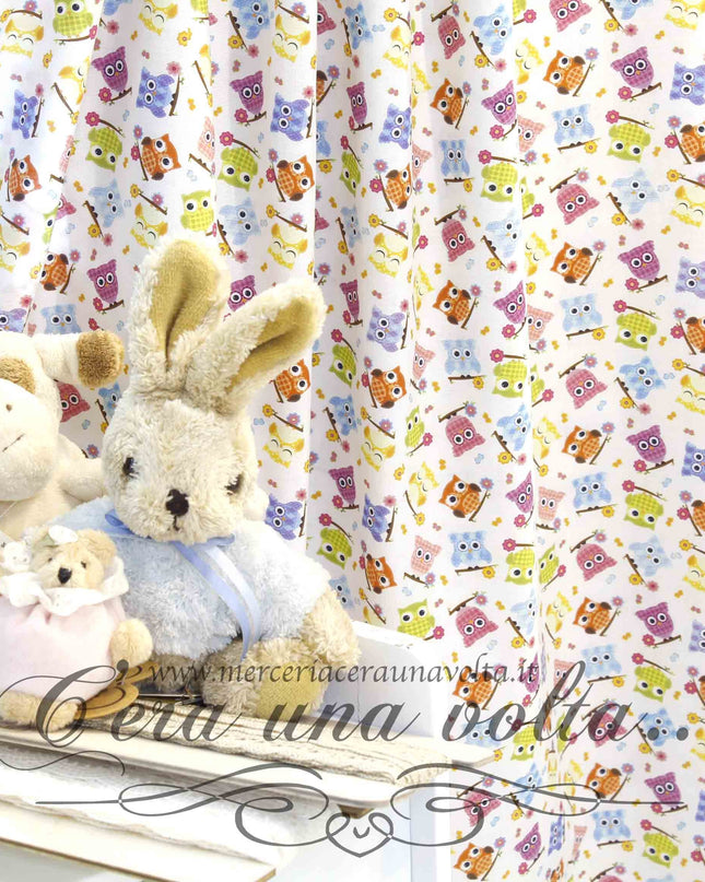 Tessuto per tende Gufi