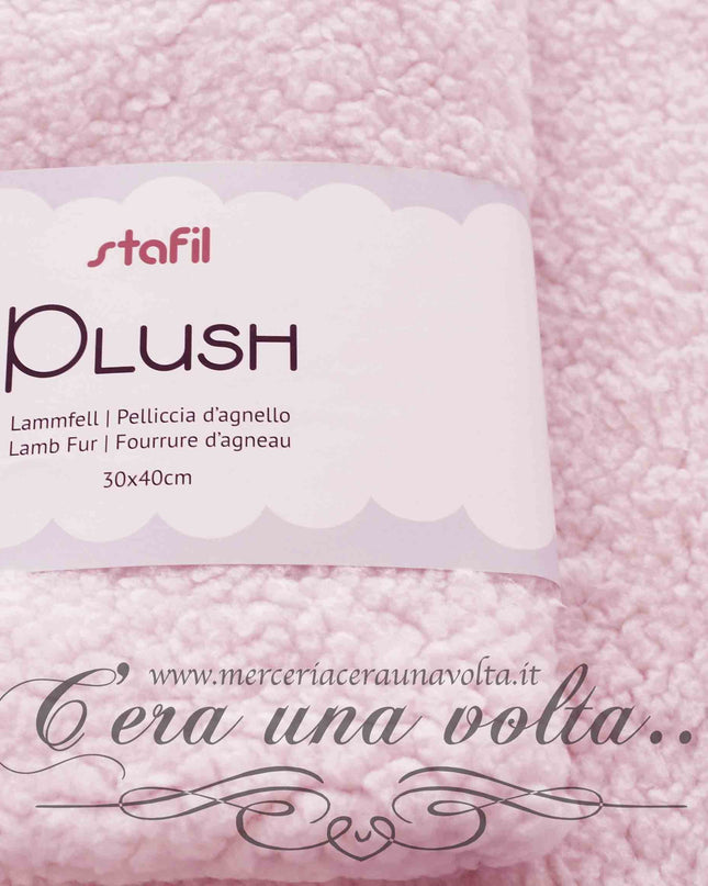 Pelliccia d'Agnello Rosa