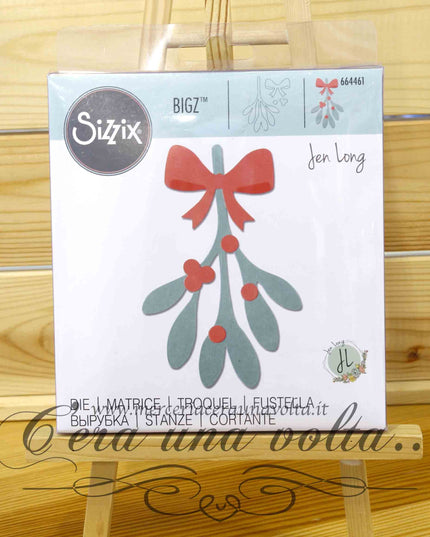 Fustella Bigz Die Foglie di Vischio By Jen Long SX 664461