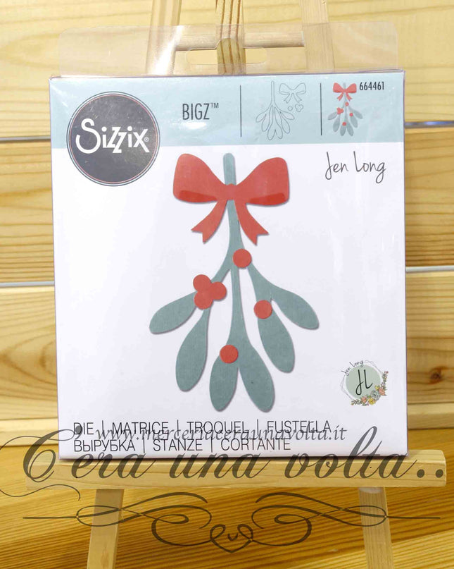 Fustella Bigz Die Foglie di Vischio By Jen Long SX 664461