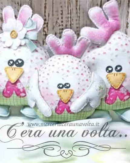 Pannello Gallinelle Romantiche