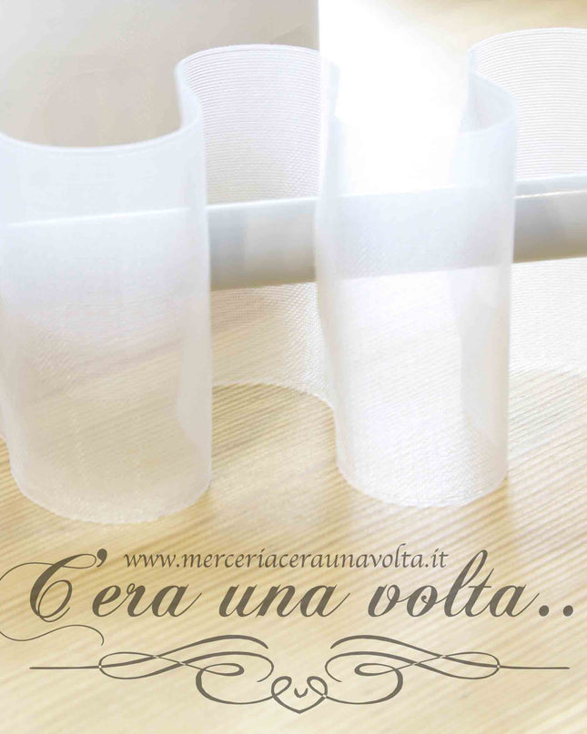 Riloga trasparente per tende a bastone