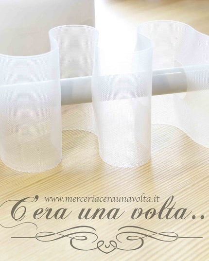 Riloga trasparente per tende a bastone