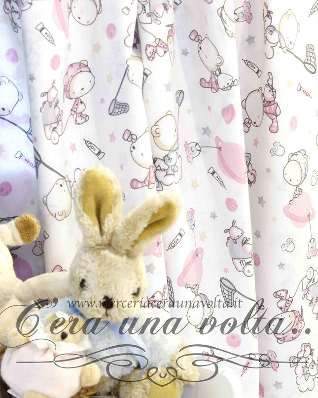 Tessuto per tende Little Rosa