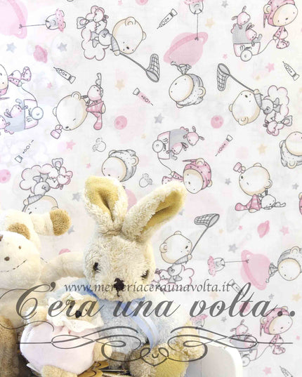 Tessuto per tende Little Rosa