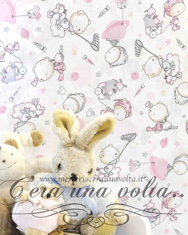 Tessuto per tende Little Rosa