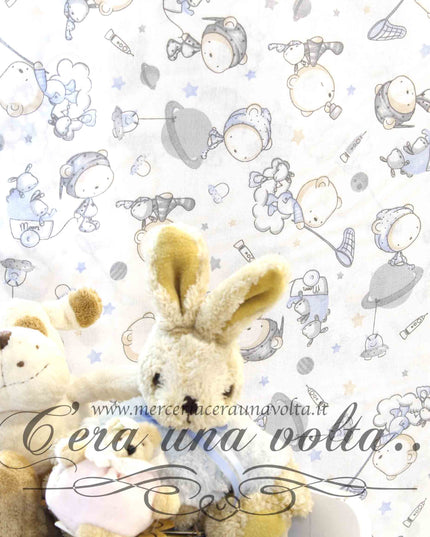 Tessuto per tende Little Azzurro
