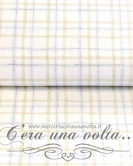 Tessuto per tende Tartan Baby heavenly