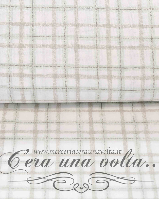 Tessuto per tende Tartan Baby Green