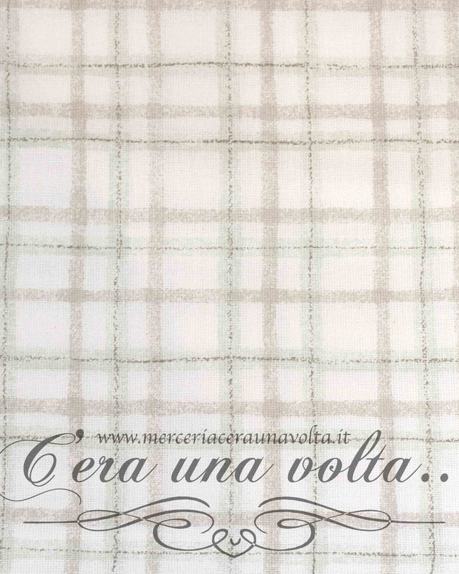Tessuto per tende Tartan Baby Green