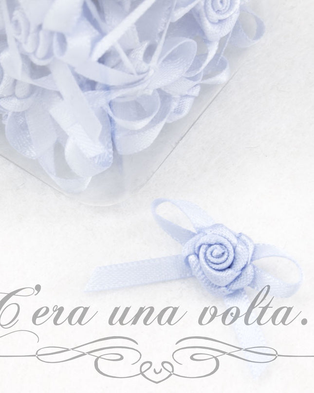 Fiocco raso con rosellina