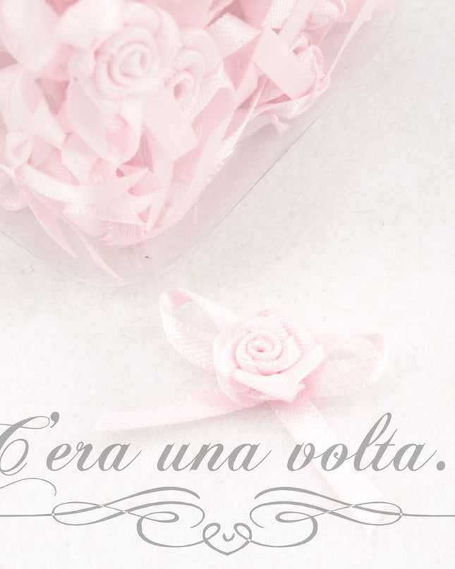 Fiocco raso con rosellina