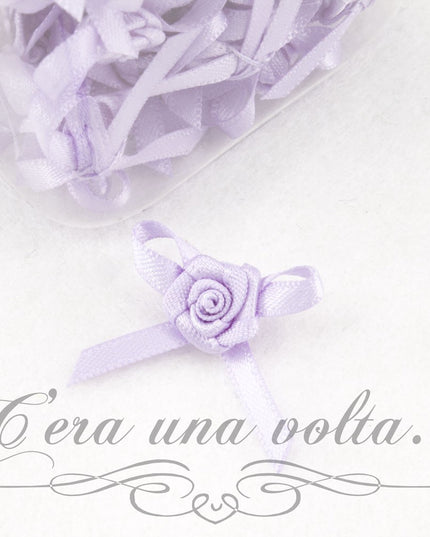 Fiocco raso con rosellina