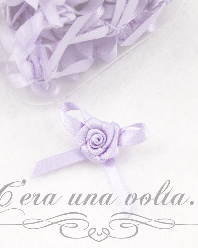 Fiocco raso con rosellina